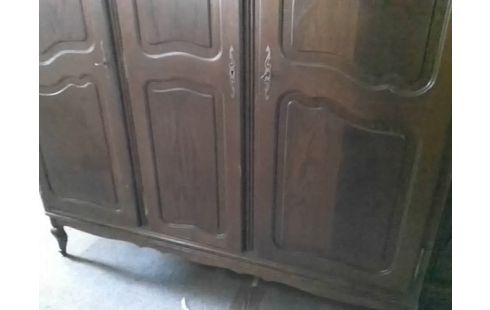 ARMOIRE 3P AVEC PENDERIE DOUBLE