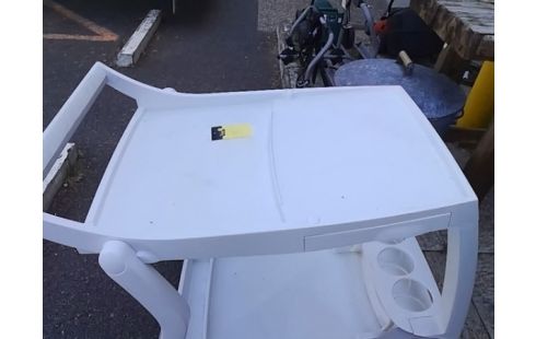 DESSERTE PVC BLANCHE