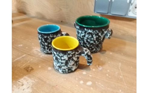 SEAU A GLACE + 2 TASSES VALLAURIS