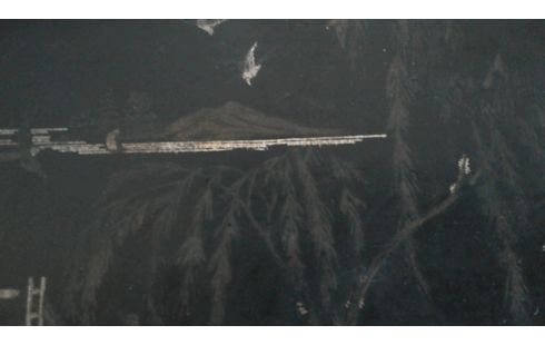 PLATEAU NAPOLEON 3  DECOR JAPON