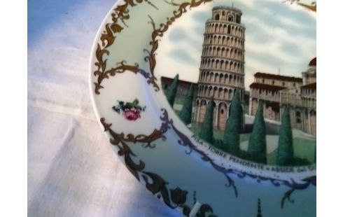 ASSIETTE DECO TOUR DE PISE