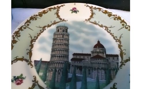 ASSIETTE DECO TOUR DE PISE