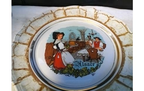 ASSIETTE DECO ALSACE