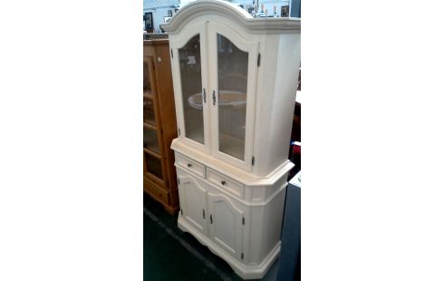 MUEBLE BAJO. 2 CUERPOS ROBLE CRUDO 4 PUERTAS 2 CAJONES