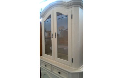 MUEBLE BAJO. 2 CUERPOS ROBLE CRUDO 4 PUERTAS 2 CAJONES