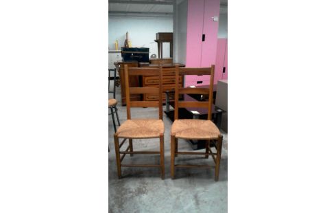 PAIRE DE CHAISES