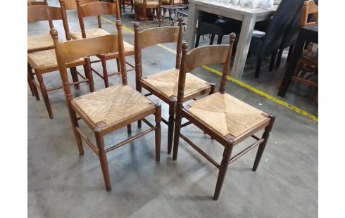 CHAISE BOIS PAILLEE L'UNITE