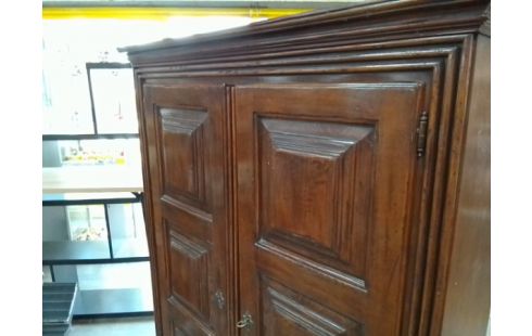 MEUBLE BOIS MASSIF 2 PORTES EN L'ETAT