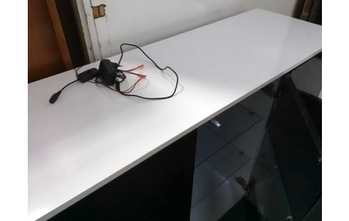 BUFFET BAS MODERNE NOIR ET BLANC 3P