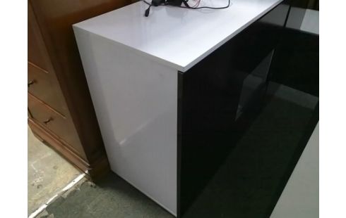 BUFFET BAS MODERNE NOIR ET BLANC 3P