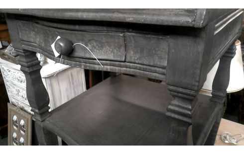 ETAGERE GRIS, , BOIS 1 TIROIR