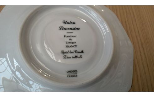 SERVICE LIMOGES WEISS BLAU GRÜN