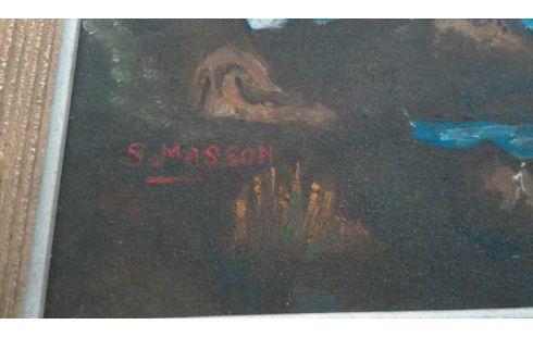 TABLEAU SIGNE S.MASSON