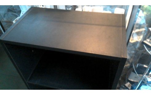 BIBLIOTHEQUE, , ETAGERE NOIR FORMICA