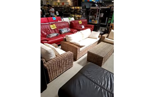 SALON DE JARDIN ROTIN 4 PIÈCES ACCRSV