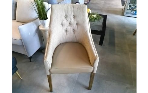 FAUTEUIL TISSUS/SKAI BEIGE GRANGE