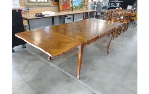 TABLE DE SALLE A MANGER BOIS 2 ALLONGES