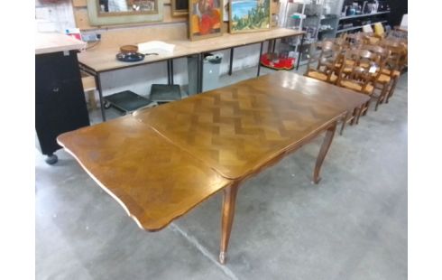 TABLE DE SALLE A MANGER BOIS 2 ALLONGES