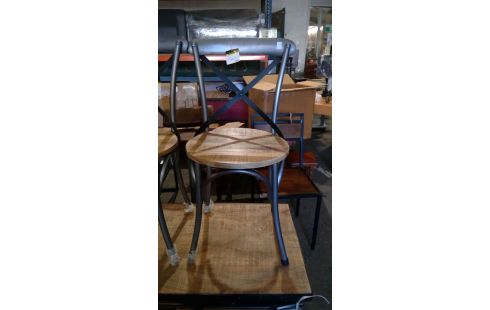 CHAISE BISTROT MÉTAL