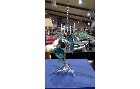 STATUE EN CRISTAL SWAROSKI BEE-EATERS