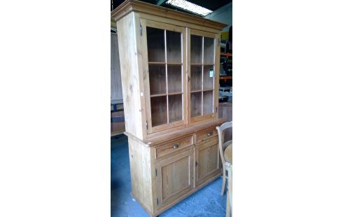 VAISSELIER DOUBLE CORPS EN PIN