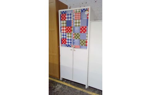 GARDE ROBES BLANCHE 2 PORTES