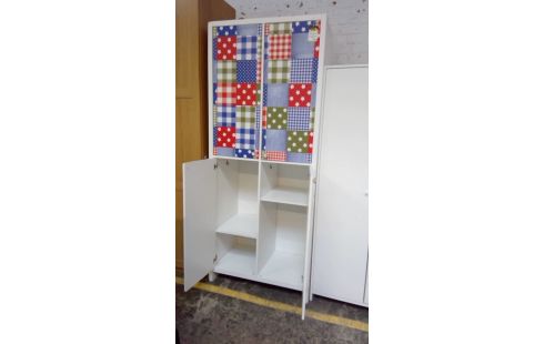 GARDE ROBES BLANCHE 2 PORTES