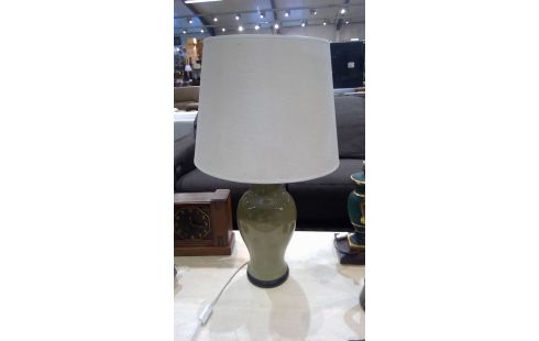 LAMPE A POSER ANGLAISE PORCELAINE VERTE