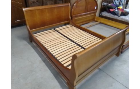 LIT 140X190 MERISIER + SOMMIER