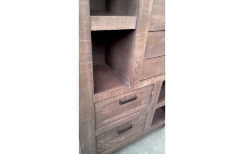 MUEBLE BAJO. 1 PUERTA 2 CAJONES