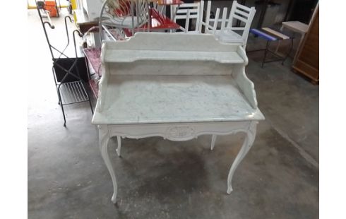 BUREAU BOIS DESSUS MARBRE