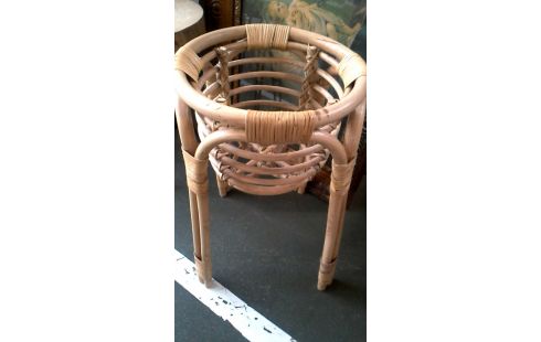 BLOEMPOTHOUDER ROTAN VINTAGE