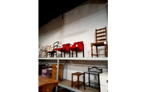 FAUTEUIL TISSU ROUGE