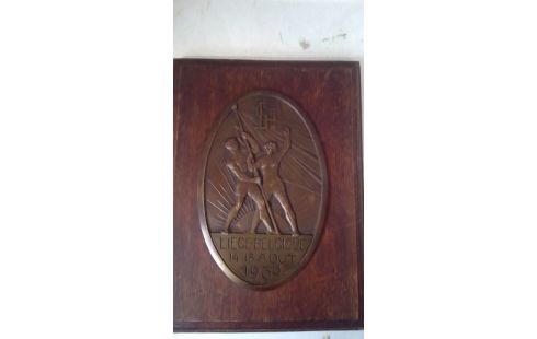 PLAQUET BRONZE  1930