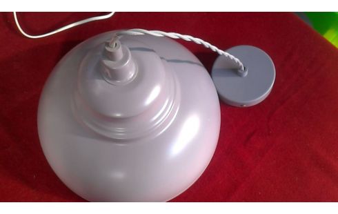 LÁMPARA DE TECHO REDONDO GRIS
