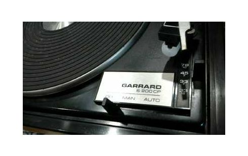 PLATINE VINYLE GARRARD 6-200CP