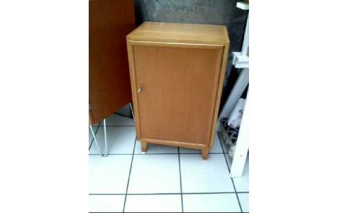 KOMMODE HOLZ EICHE 1-TÜR 2-EBENEN