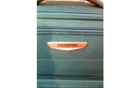 KOFFER HANDGEP. <SAMSONITE> 2-ROLLEN BLAU