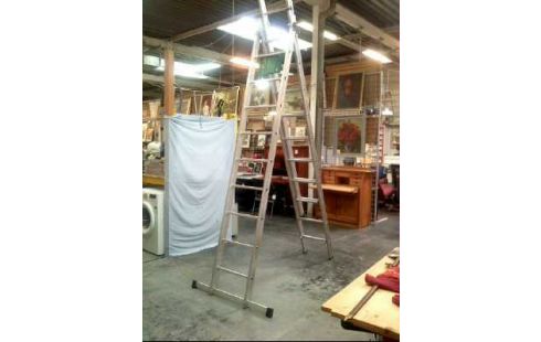 SPROSSENLEITER ALLUMINIUM 3-TLG 9M