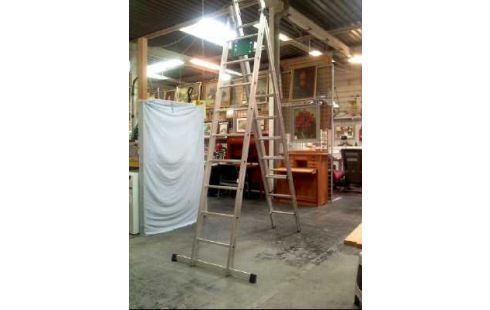 SPROSSENLEITER ALLUMINIUM 3-TLG 9M