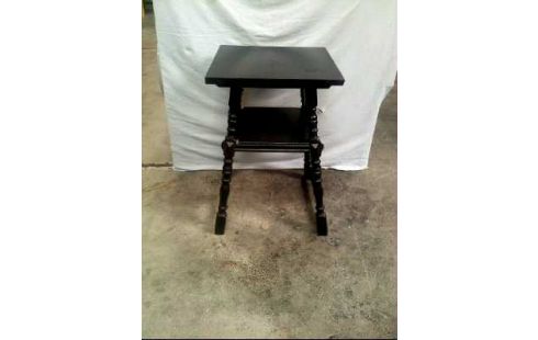 BEISTELLTISCH HOLZ SCHWARZ LACK. 2-EB