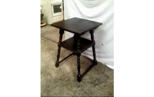 BEISTELLTISCH HOLZ SCHWARZ LACK. 2-EB