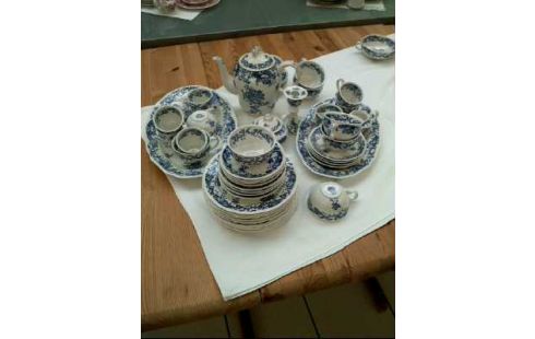 KAFFEESERVICE <V.&B.> 49-TLG BLAU FLORAL