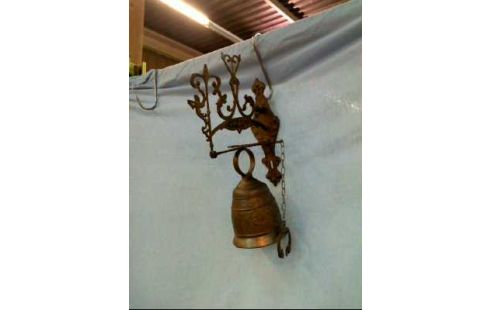 GLOCKE MESSING WANDHÄNGEND