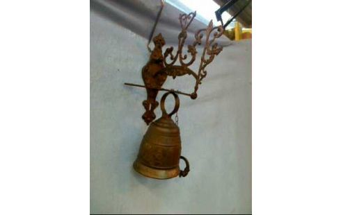 GLOCKE MESSING WANDHÄNGEND