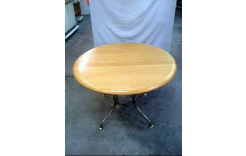 TISCH RUND HOLZ METALLBEINE GESCHW.