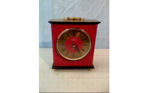 TISCHUHR ROT <JUNGHANS> ATO-MAT