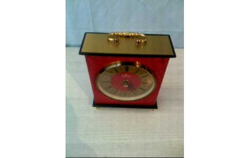 TISCHUHR ROT <JUNGHANS> ATO-MAT