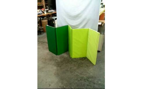 GYMNASTIKMATTE FALTBAR GRÜNTÖNE 78*135