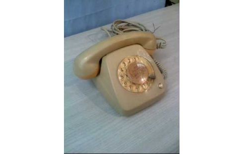 TELEFON M. DREHSCHEIBE BEIGE ALT